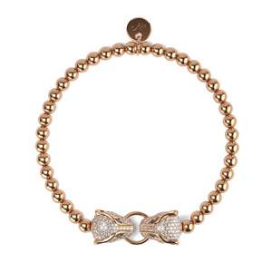 Panthera | 18k Rose Gold | Cubic Zirconia Crystal Bracelet