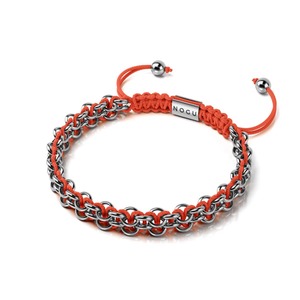 Summer Time Macrame: Flamingo Links | Mini Kismet Bracelet | Pink x Silver