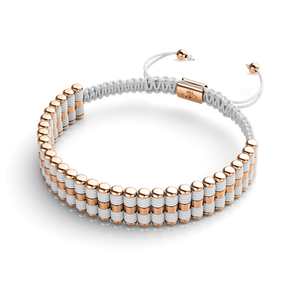 July 4th Doorcrashers: White | 18k Rose Gold | Amici Bracelet