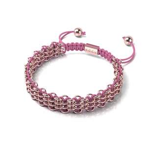 Nogu X Shopify X Augmented Reality: Monarch Butterfly Links | Original Kismet Bracelet | Pink x Rose Gold