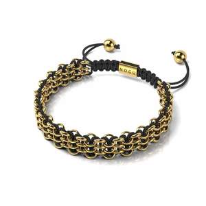 Nogu X Shopify X Augmented Reality: Lion Links | Original Kismet Bracelet | Black x Gold