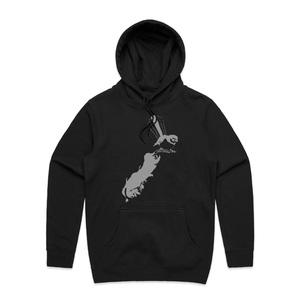 Products: Piwakawaka Mens Hoodie Noise Zealand