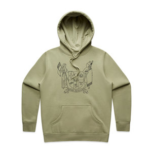 Coat of Arms Womens Hoodie Noise Zealand