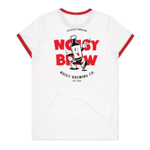 Products: Noisy Mascot Ringer Tee - Noisy Brewing Co