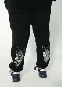Unisex Trackpants / Te Pae O Te Rangi -Black