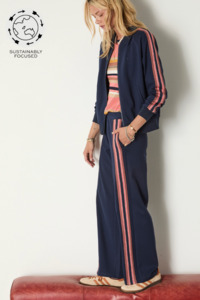 Ananda Wide Leg Cody Pant - Navy