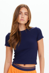 The Upside: Shelter Fitted Tee - Navy