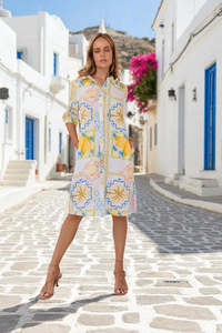 Shirtmaker Dress - Amalfi Dreams