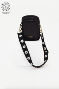 Bags: Saloon Journey Crossbody Bag - Black