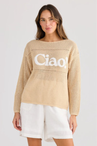 Caio Knit - Neutral/White