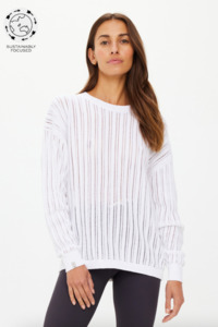 Muse Chesca Long Sleeve Knit - White