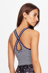 Singlets Tanks Camis: Balance Seamless Molly Crop - Stripe