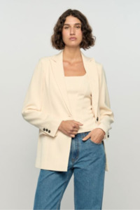 Jackets Coats: Sia Blazer - Cream
