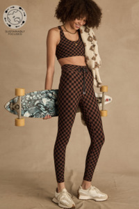 Leggings And Spin Shorts: Technica 25" Midi Pant - Check