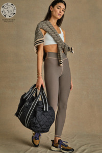 Bohemia 25" Midi Pant - Houndstooth Check