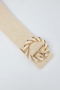 Bags And Bag Accessories: Bella Belt - Ecru