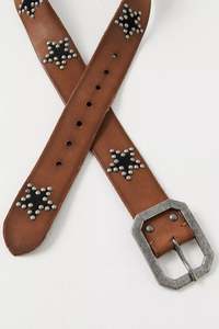 Bags And Bag Accessories: Starcrossed Studded Belt - Bronze Age