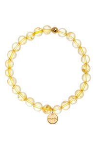 Amuleto Citrine Bracelet - Gold-filled