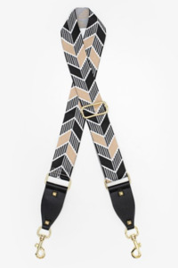 Antler: Antler Bag Strap - Abstract Arrow Black
