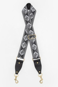 Antler: Bag Strap - Abstract Diamond Grey