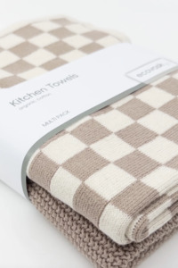 Kitchen Towel Duos - Hummus Chequer