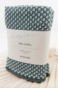 Homeware: Heritage Collection Dishcloth - Sea Spray, 2 Pk
