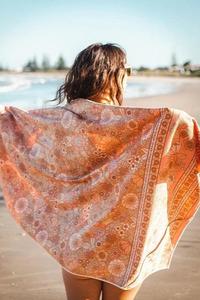 Beach Towel - Pink Peony