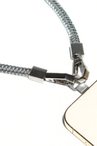 Phone Lanyard - Silver Chain