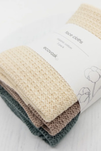 Gifts For Baby: Face Cloth 3 Pk - Sea Glass