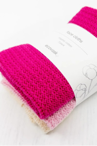 Face Cloth 3 Pk - Tickle Me Pink