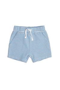 Gifts For Baby: Cotton Shorts - Blue Stripe