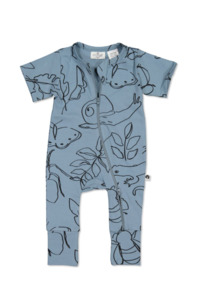 Giant Bugs Short Sleeve Zip Suit