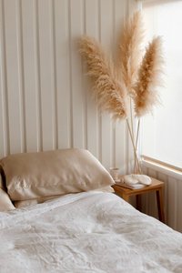 Sleepwear: Single Silk Pillow Case - Champagne