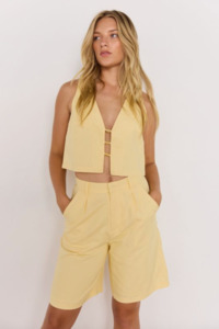 Minkpink: Gigi Bermuda Short - Butter