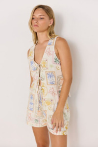 Sirena Drawstring Shorts - Multi