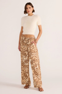 Ardern Drawstring Pant - Leopard