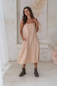 Sale Dresses: Daisy Dress - Cinnamon *Organically Plant Dyed*