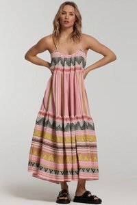 Devotion Plaka Dress - Multi Pink