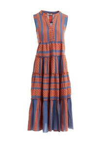 Sale Dresses: Devotion Tanzanitis Dress - Orange/Blue