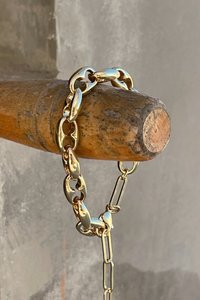 Pilgrim: Wave Recycled Bracelet - Gold Plated