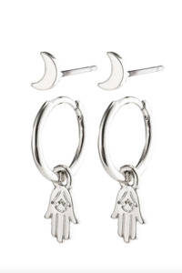 Nyla Earrings - Silver Plated