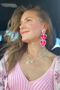 Lover Lover: Freina Double Drop Earrings - 6 Colour Options