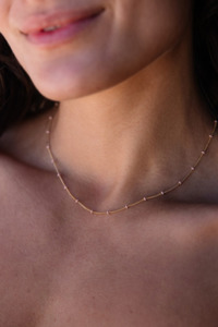 Love Lunamei: Layer Me Necklace - Gold/Blush