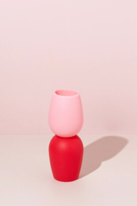 Porter Green: Cherry + Blush | Fegg | Silicone Unbreakable Tumblers