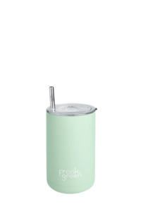 Drinkware: Iced Coffee Cup with Straw (425ml)- Mint Gelato
