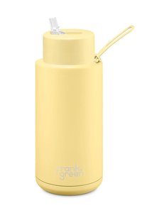 1 Litre Ceramic Reusable Bottle - Buttermilk