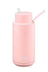 1 Litre Ceramic Reusable Bottle - Blushed