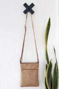 Cross Wall Hooks - Black (3 sizes)