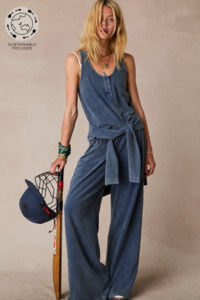 Soho Tokio Wide Leg Pant - Denim