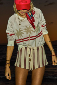 Palma Joni Knit Crew - Creme